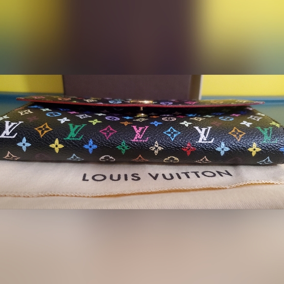 Louis vuitton Murakami multicolor  Sarah wallet - Picture 4 of 16